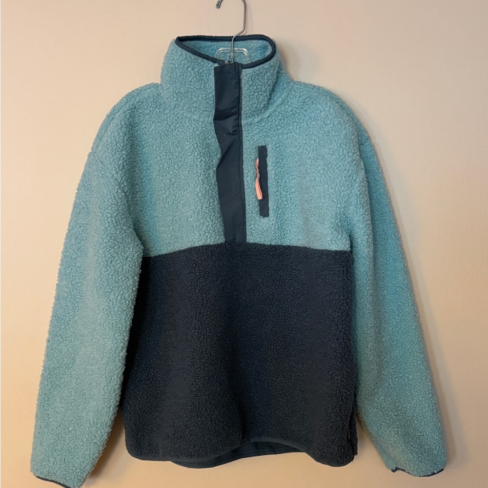 Avalanche women’s Fleece 1/4 zip Jacket in Blue medium NWT